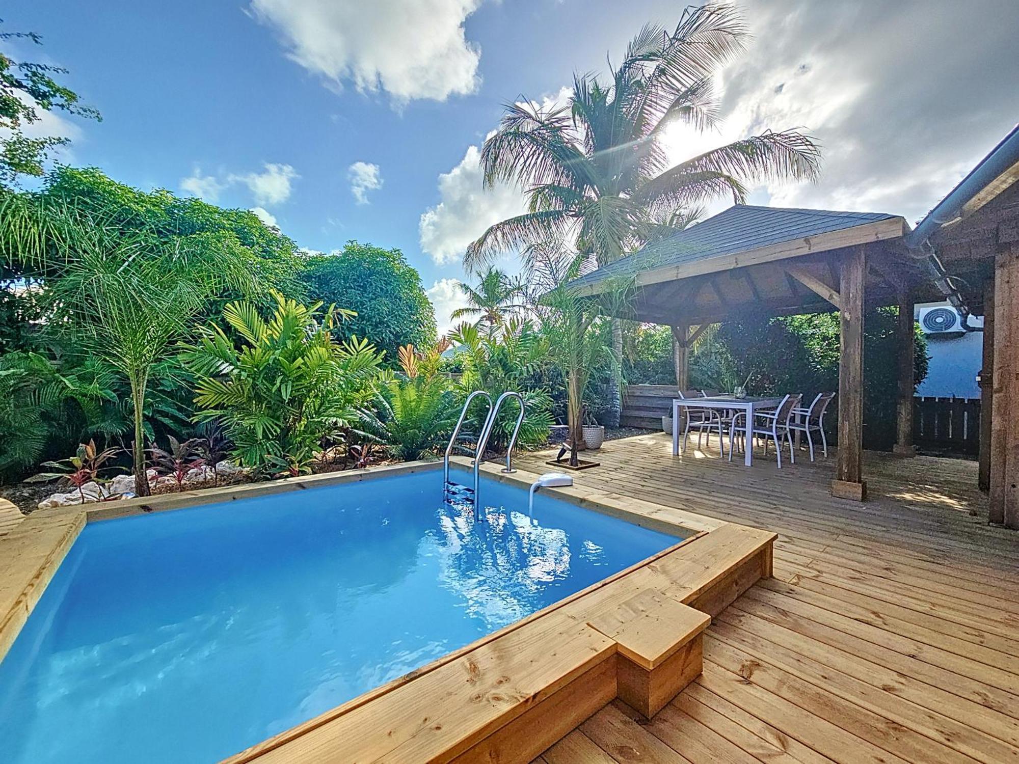 Villa L'Anjou Creole A Sainte Anne En Guadeloupe Avec Piscine Privee Et 2 Chambres Pour 4 Personnes Luaran gambar