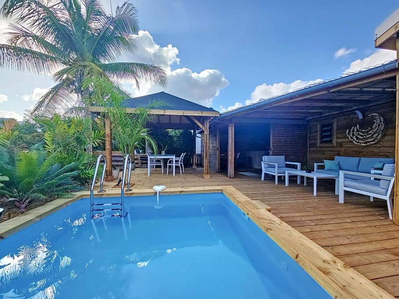Villa L'Anjou Creole A Sainte Anne En Guadeloupe Avec Piscine Privee Et 2 Chambres Pour 4 Personnes Luaran gambar